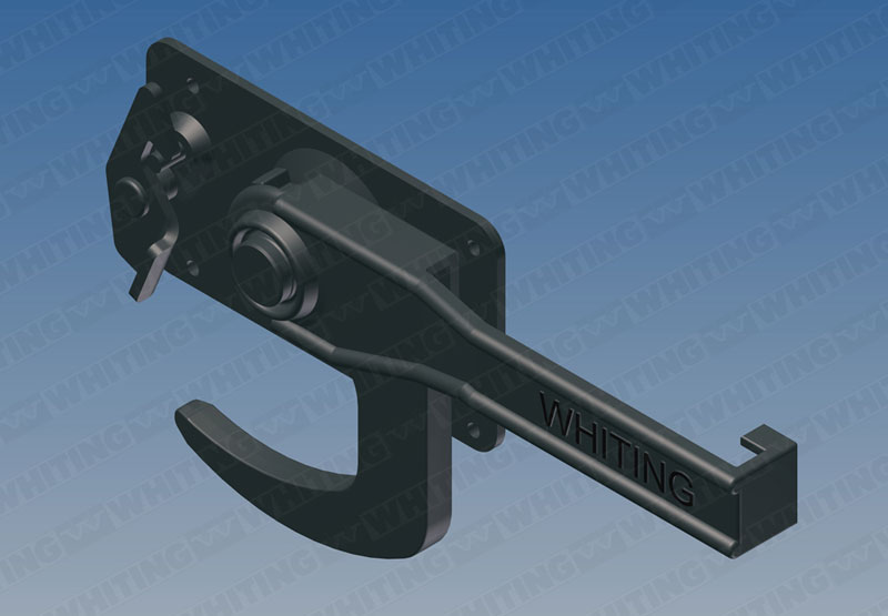 Cam Lock No Keeper Top Coated Black Enamel